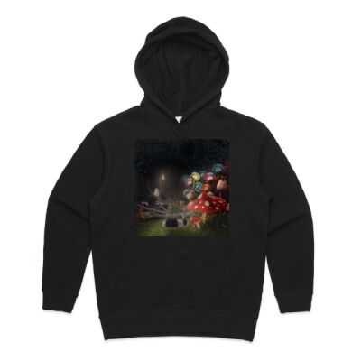 Fantail in Wonderland Womens Premium Hoodie Thumbnail
