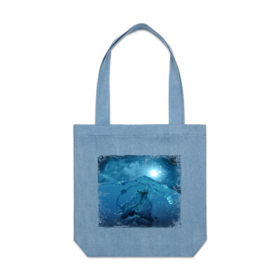 Oceans Despair Denim Carrie Tote Thumbnail